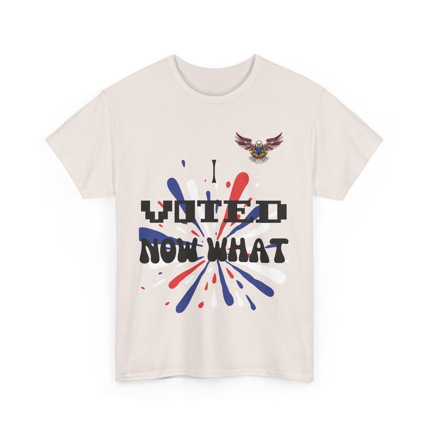 I Voted Unisex Heavy Cotton Tee - Celebrate Voting, Political Humor Shirt, Election Day Apparel, Gift for Voters, Mindful Fashion