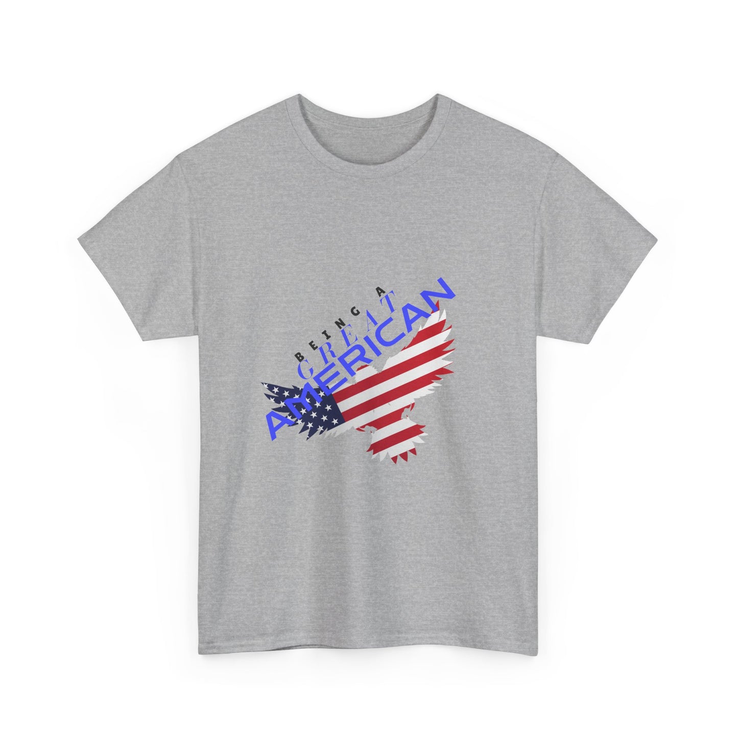 Patriotic American Flag Tee | Unisex Cotton Shirt, American Pride, Casual Summer Wear, Being a Good American Series