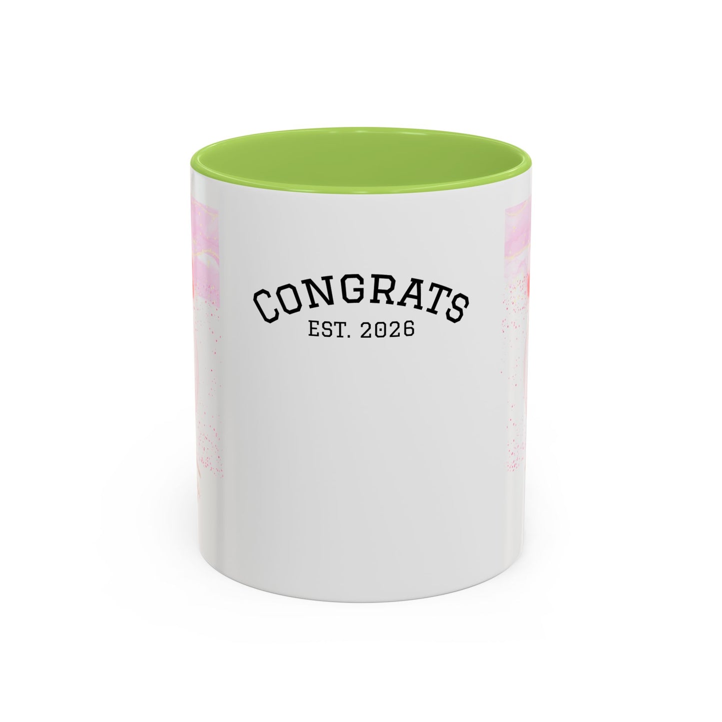 “Go Girl Go - You Got This” Motivational-Congrats Est. 2026 Accent Coffee Mug