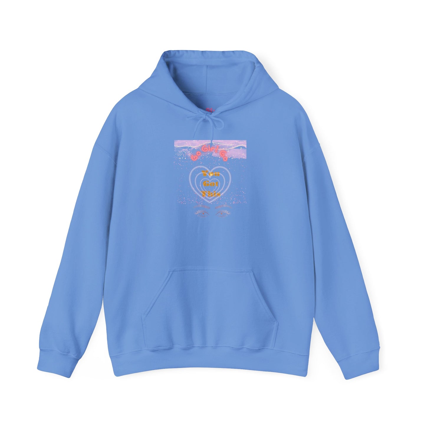 Go Girl University Hoodie — 'You Got This' Motivational Pink Graphic Hoodie