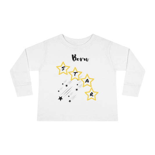 "Born Star" - Toddler Long Sleeve Tee