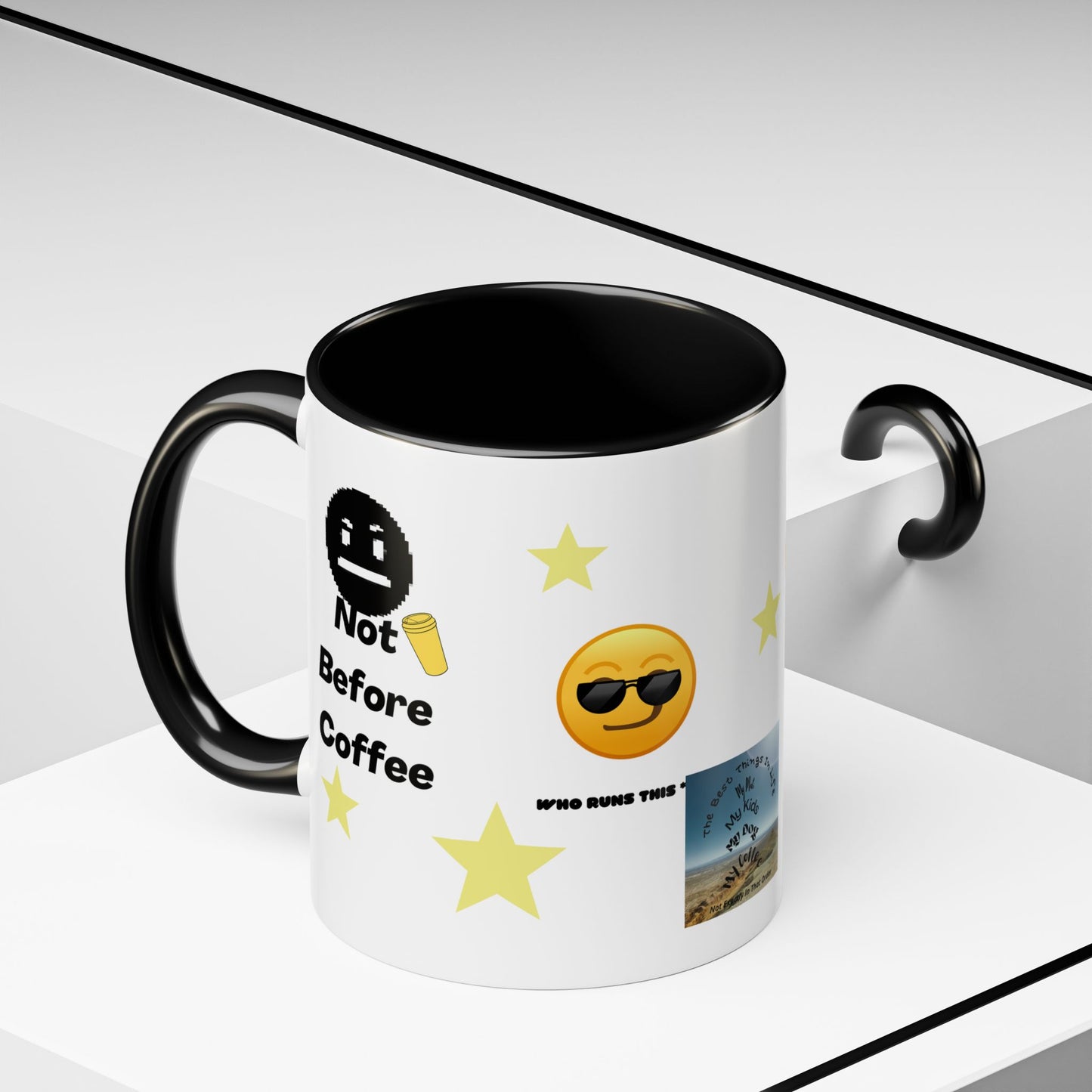 All About Coffee - Coffee Mug — Cute Coffee Quotes Accent Mug (11/15oz)