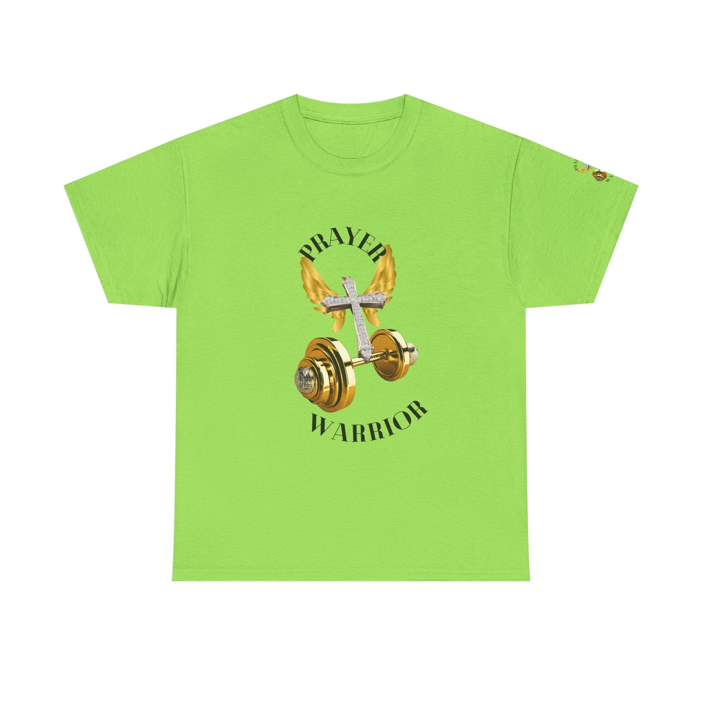 Holy: "Prayer Warrior" - Unisex Heavy Cotton Tee - Motivational T-Shirt (Adults)