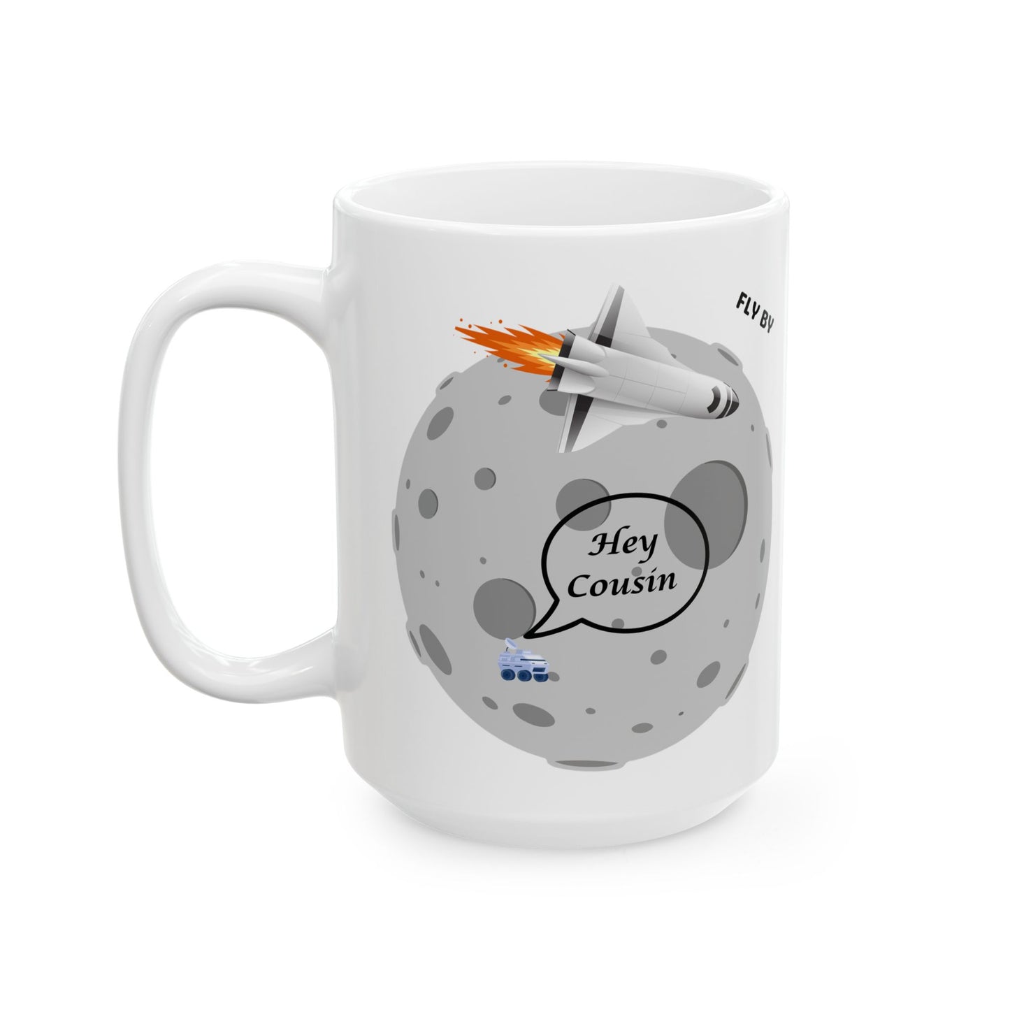 Cute Space Themed Ceramic Mug  (11oz, 15oz)