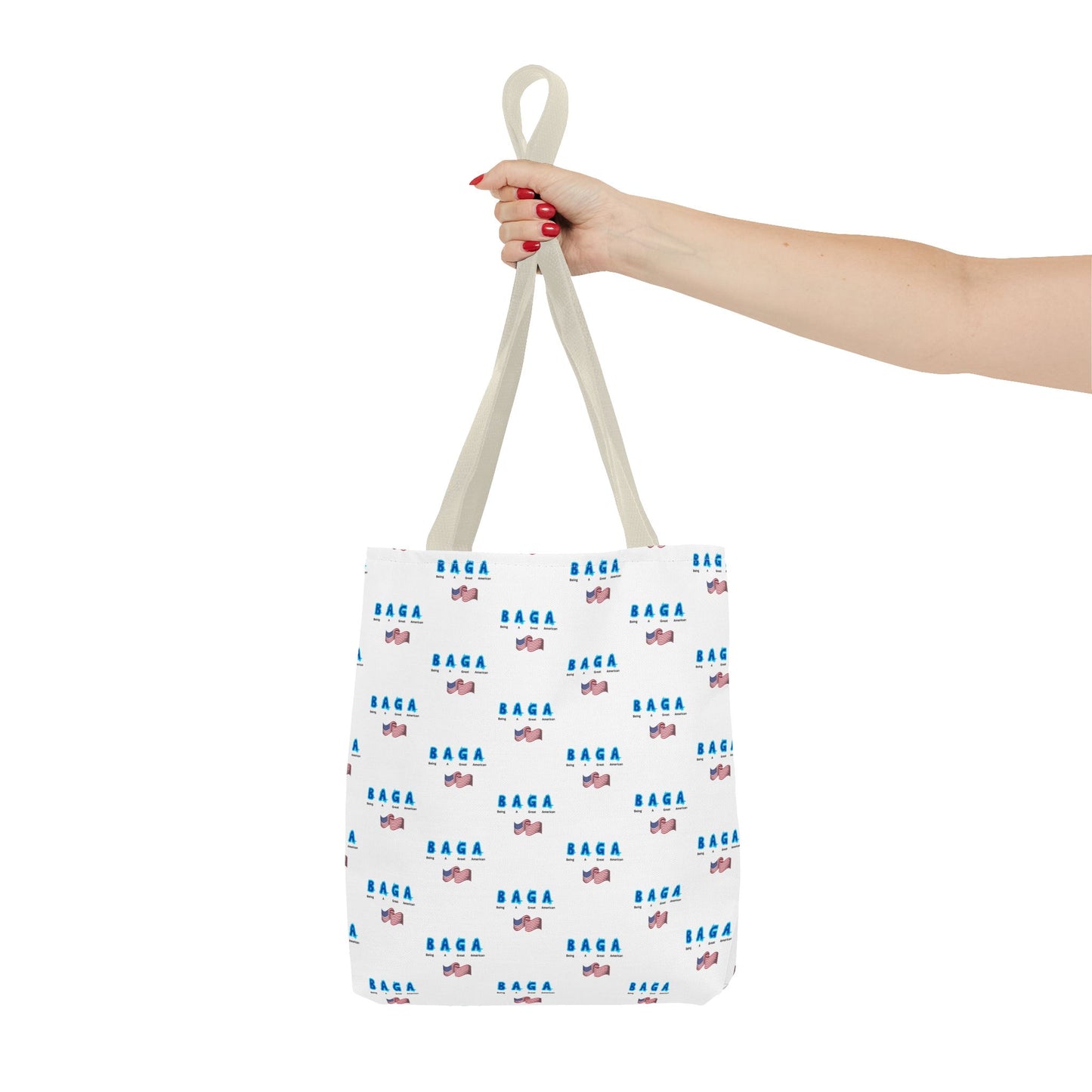 Colorful 'BAGA' Tote Bag (Being A Great American)