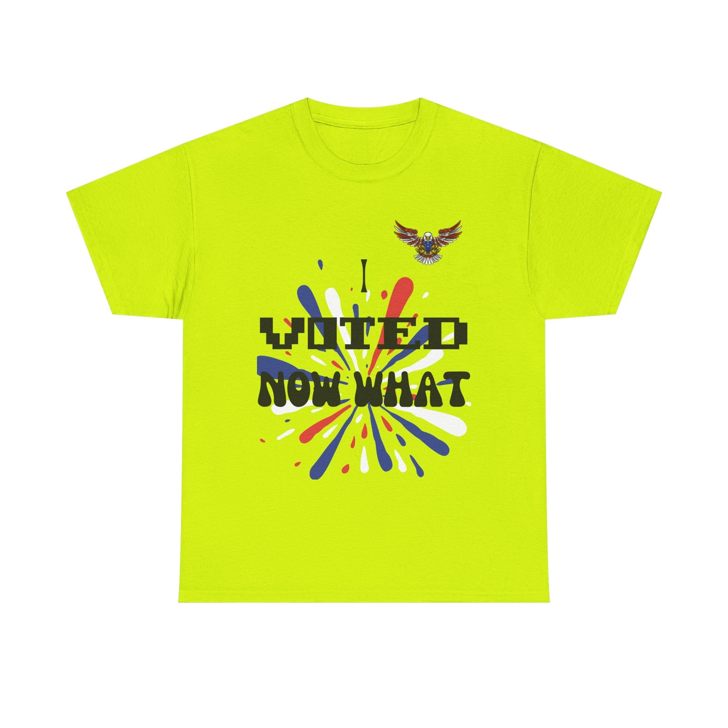 I Voted Unisex Heavy Cotton Tee - Celebrate Voting, Political Humor Shirt, Election Day Apparel, Gift for Voters, Mindful Fashion