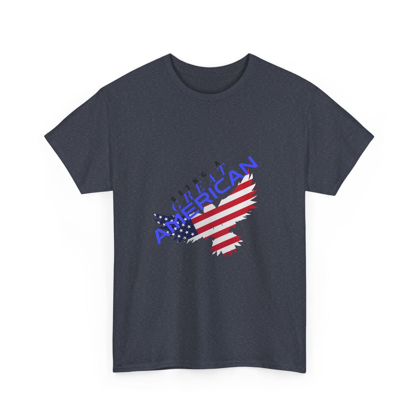 Patriotic American Flag Tee | Unisex Cotton Shirt, American Pride, Casual Summer Wear, Being a Good American Series