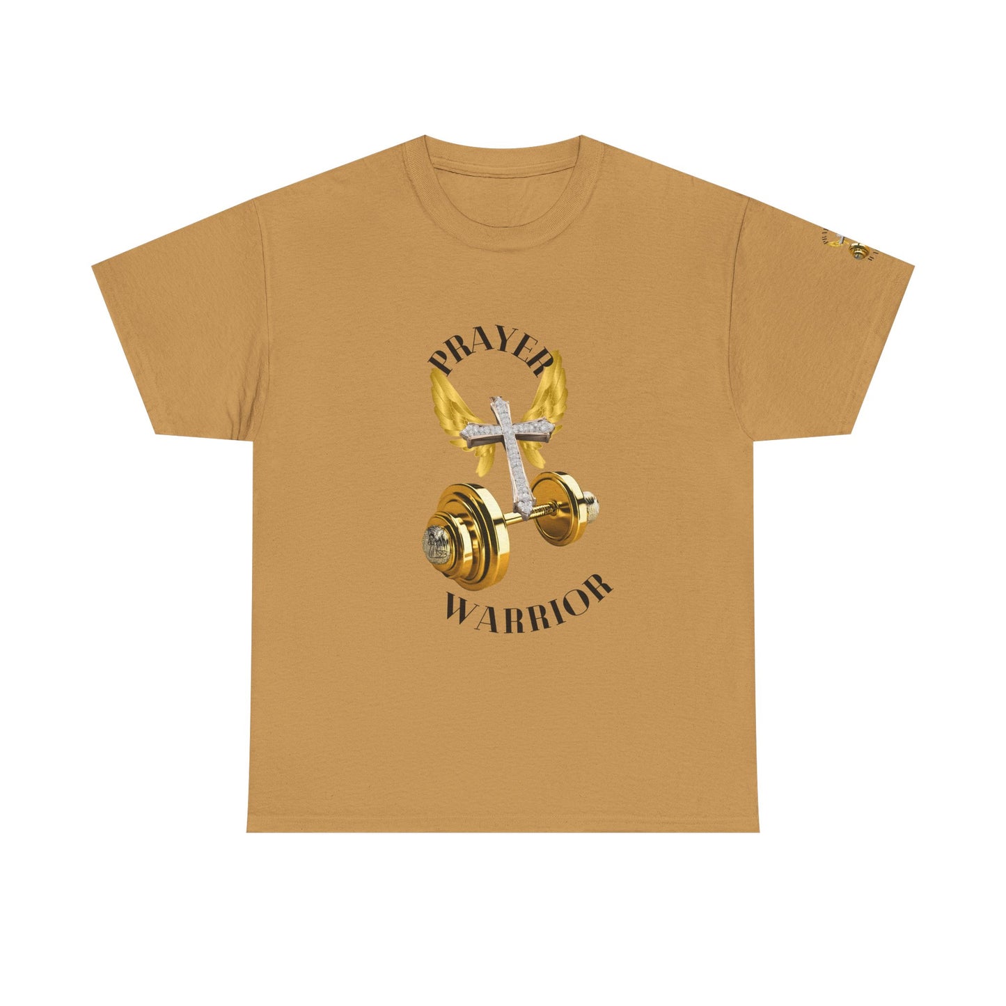 Holy: "Prayer Warrior" - Unisex Heavy Cotton Tee - Motivational T-Shirt (Adults)