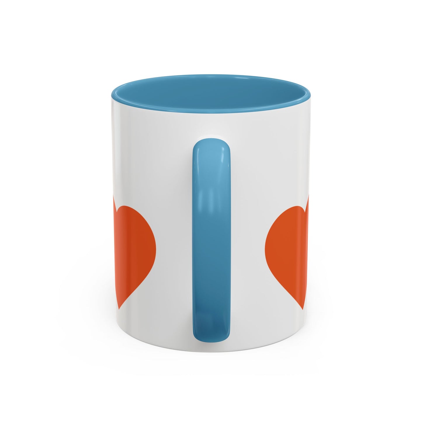 Coffee Keeps Me Cheerful Accent Mug — Smiley Heart 11/15oz