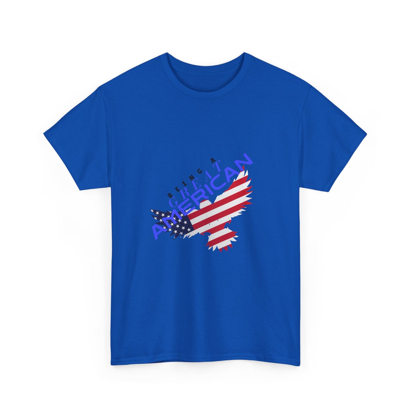 Patriotic American Flag Tee | Unisex Cotton Shirt, American Pride, Casual Summer Wear, Being a Good American Series