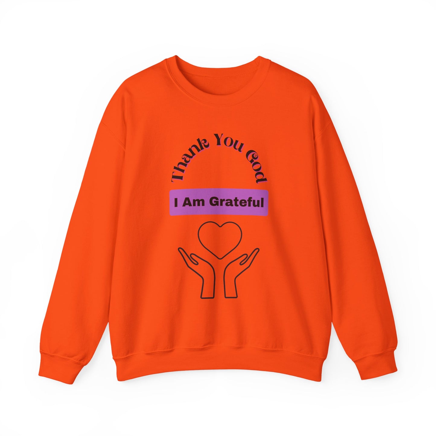 "I Am Grateful" - Crewneck Sweatshirt - Unisex Heavy Blend™