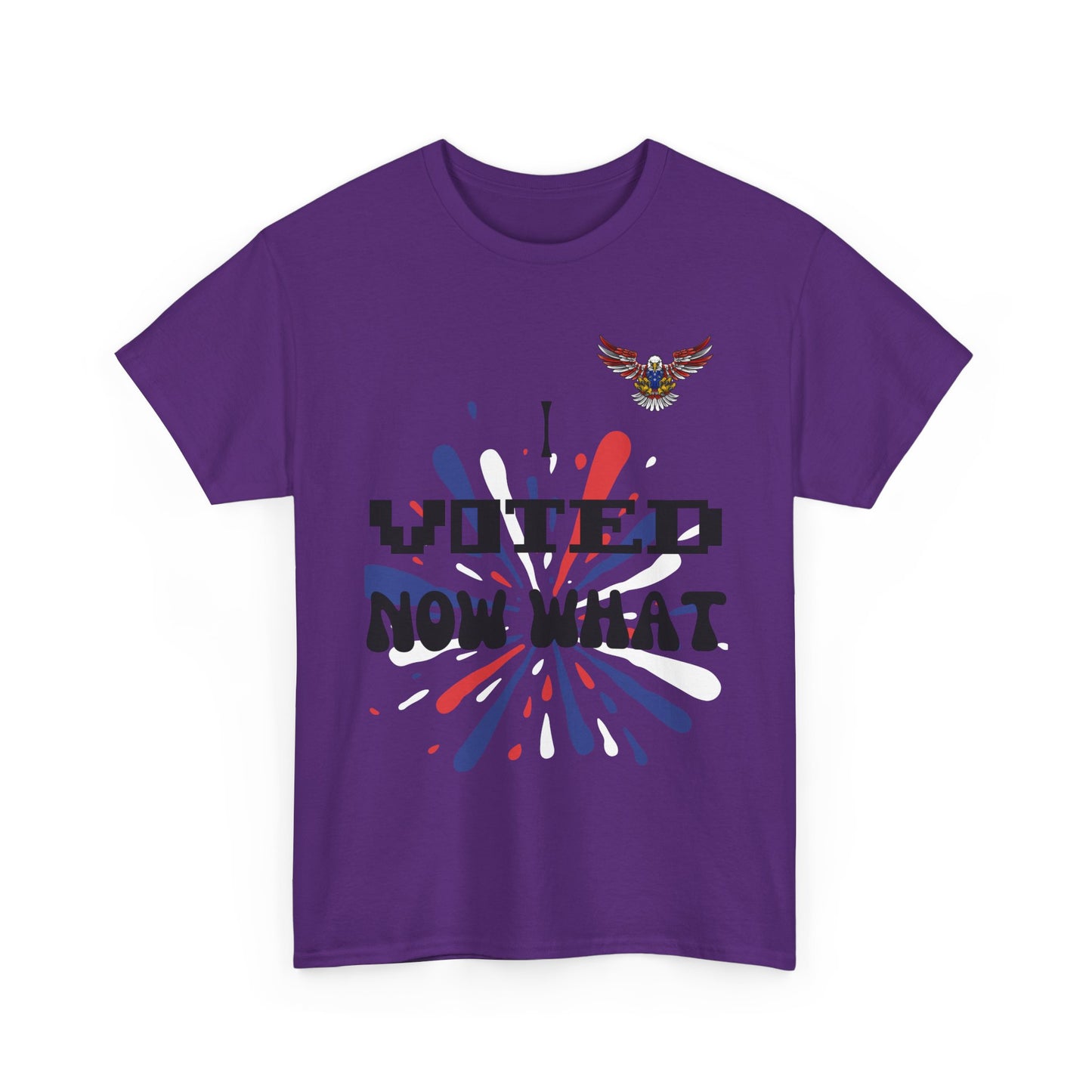 I Voted Unisex Heavy Cotton Tee - Celebrate Voting, Political Humor Shirt, Election Day Apparel, Gift for Voters, Mindful Fashion