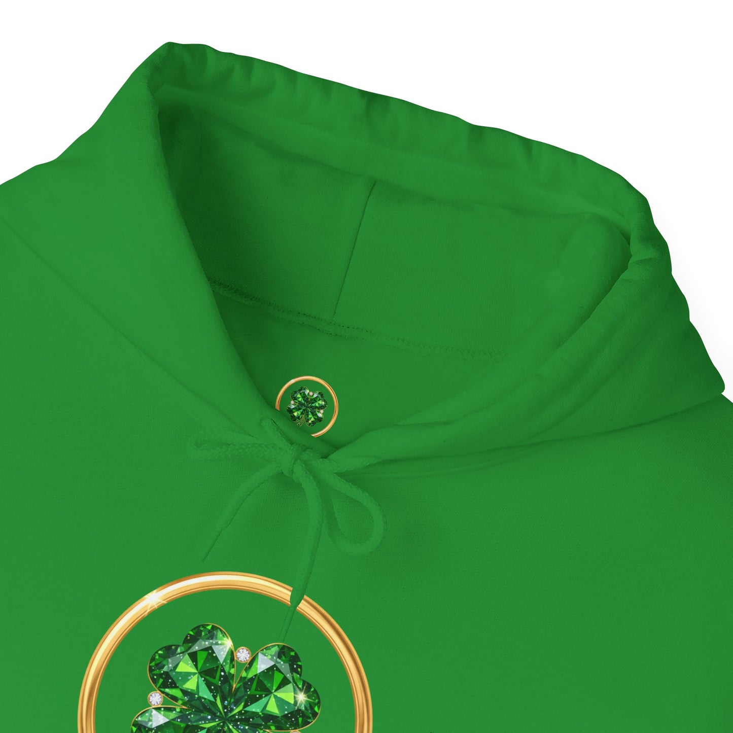 St. Patrick’s Day Lucky Pot Hoodie — Gold Pot of Money Shamrock Sweatshirt