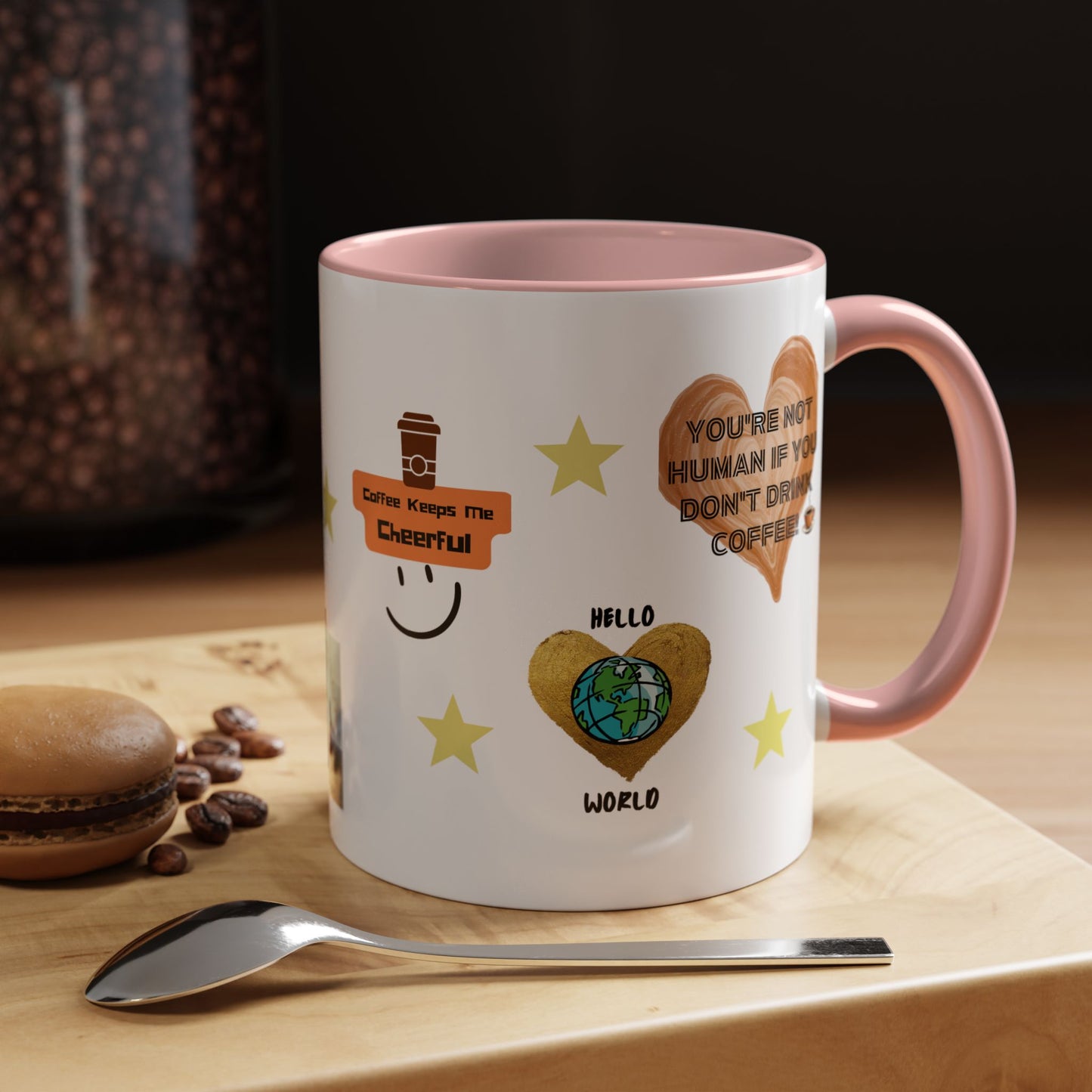 All About Coffee - Coffee Mug — Cute Coffee Quotes Accent Mug (11/15oz)