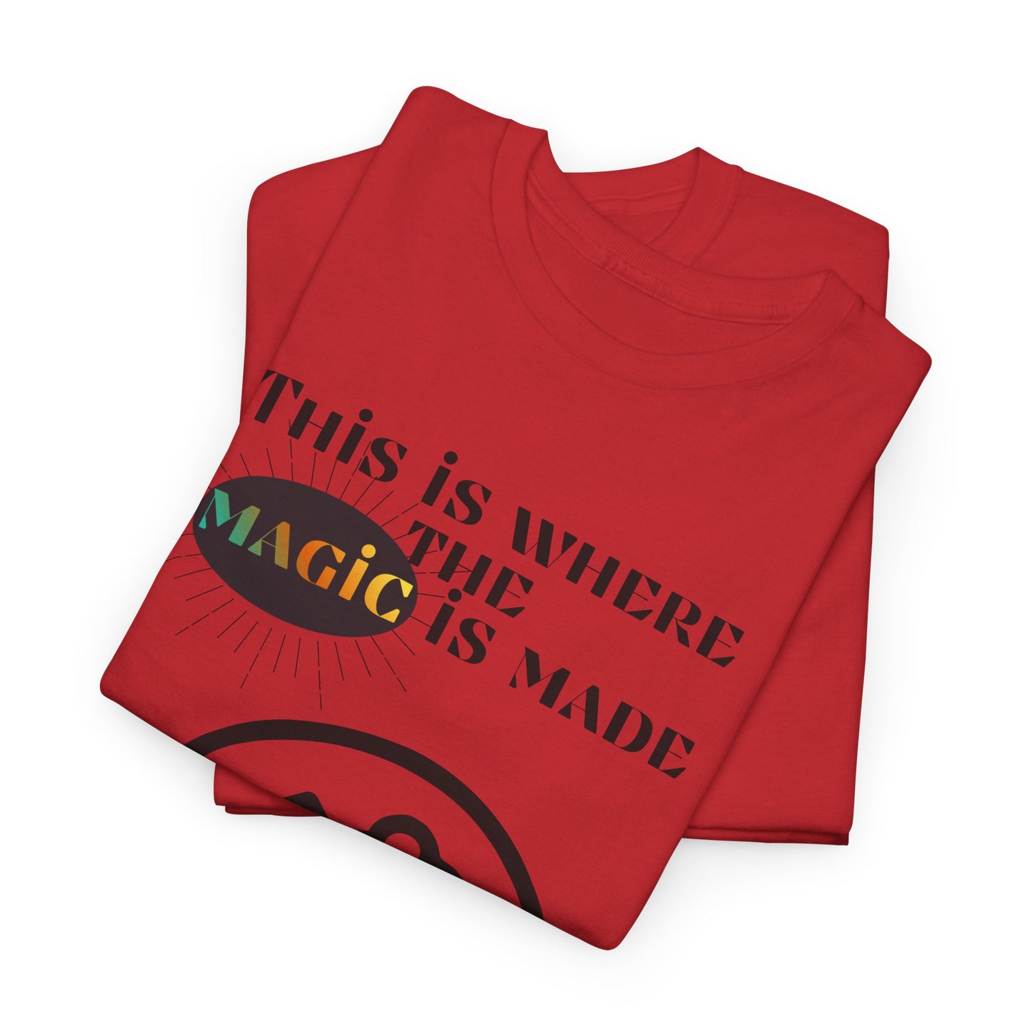 Brain + Gear Tee — "This Is Where the Magic Is Made" Creative Mind T-Shirt