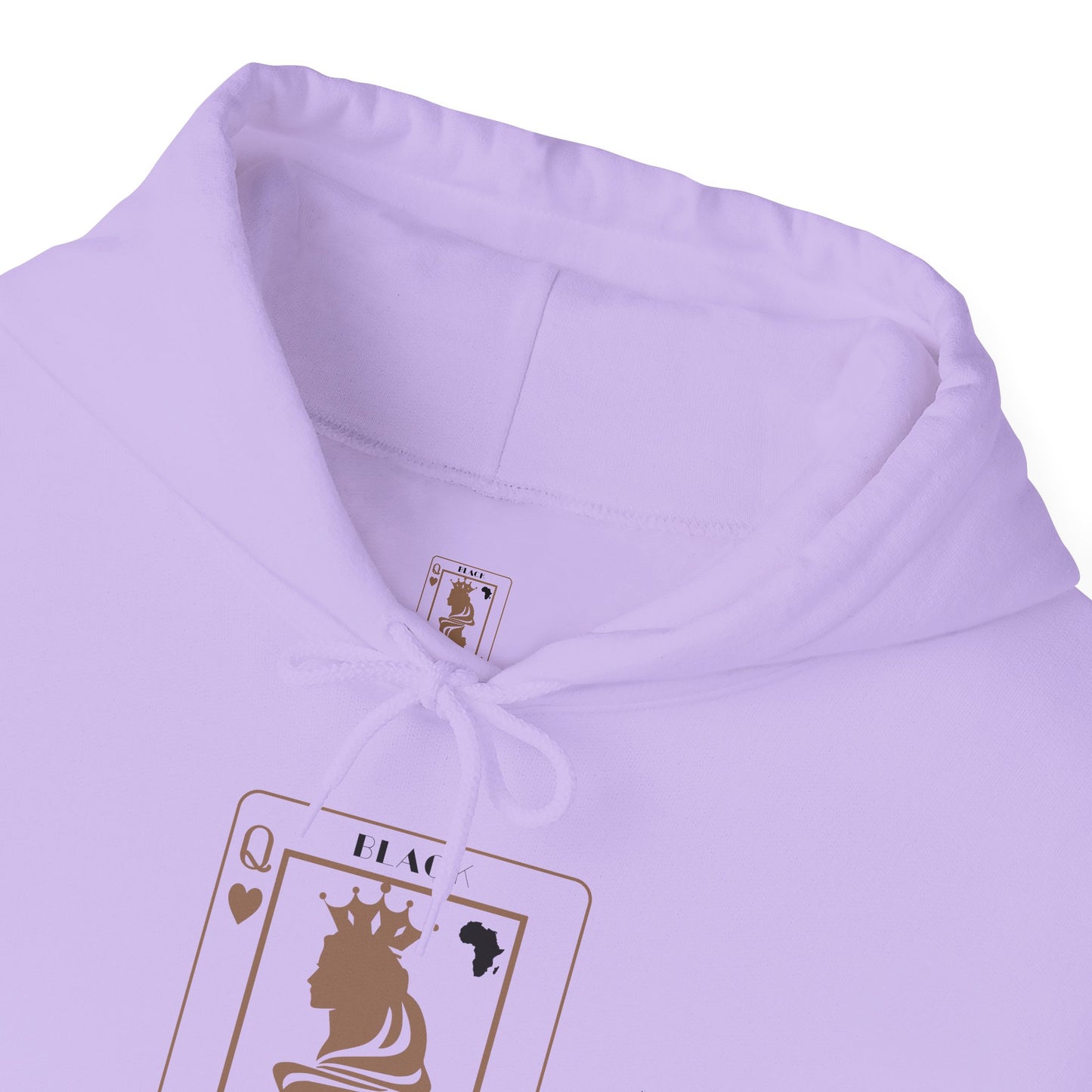 Queen of Hearts Card Hoodie — Graphic Playing Card Sweatshirt