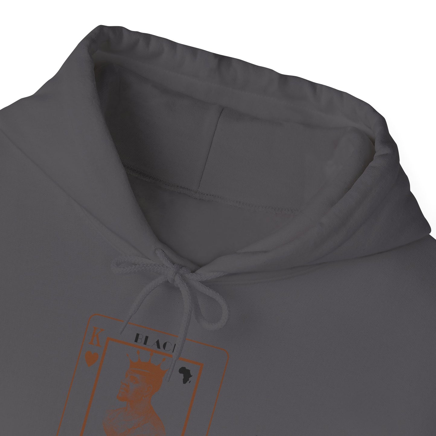 King of Hearts Hoodie — Classical Sculpture Playing Card Sweatshirt