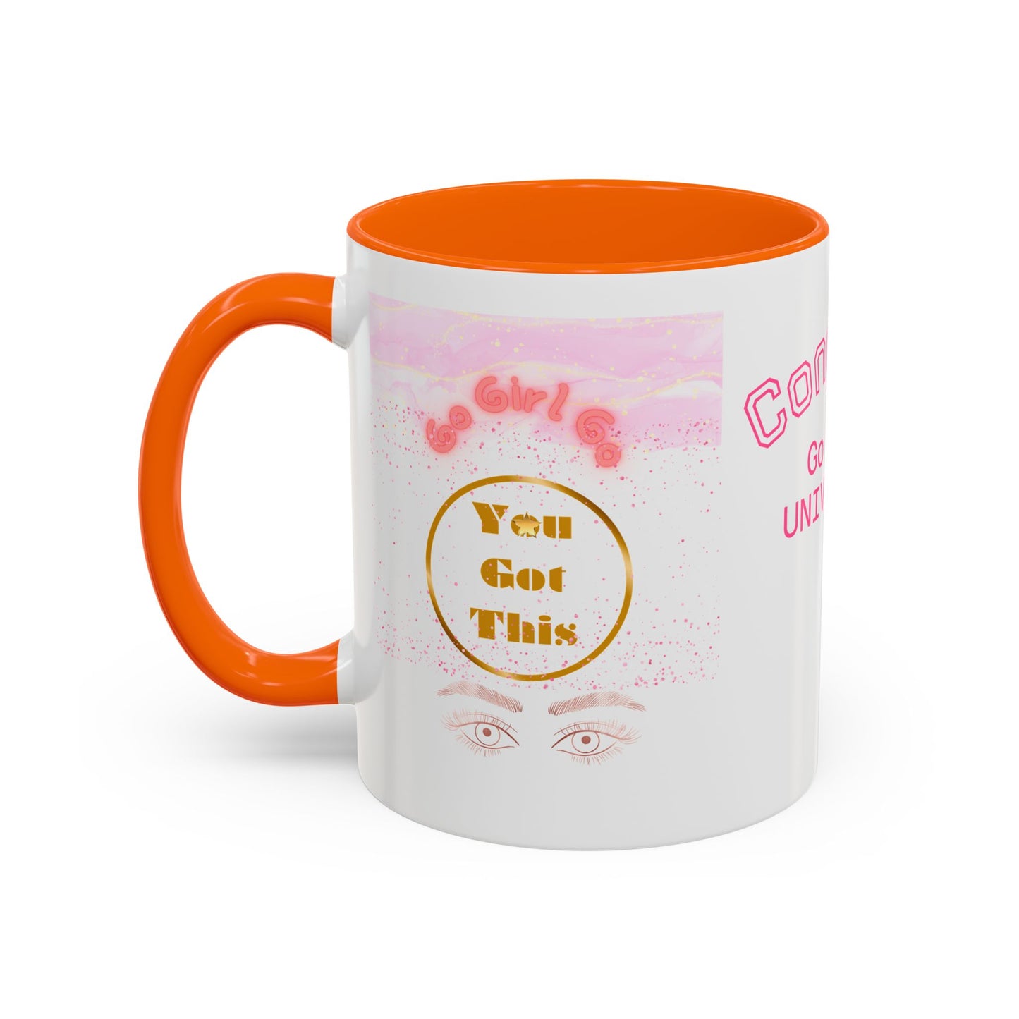 Congrats Go Girl University Accent Coffee Mug — 'You Got This' Women's Celebration Gift