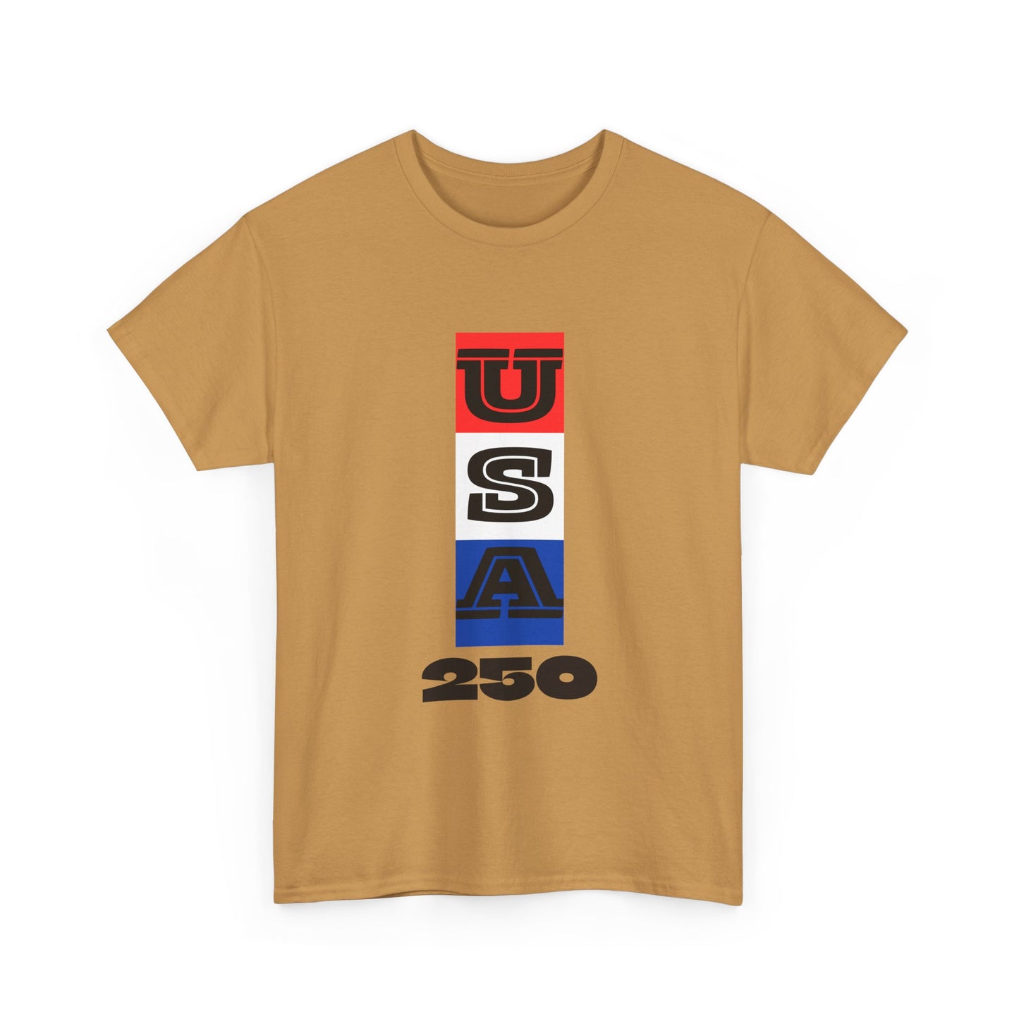 Patriotic USA Unisex Heavy Cotton Tee | USA 250