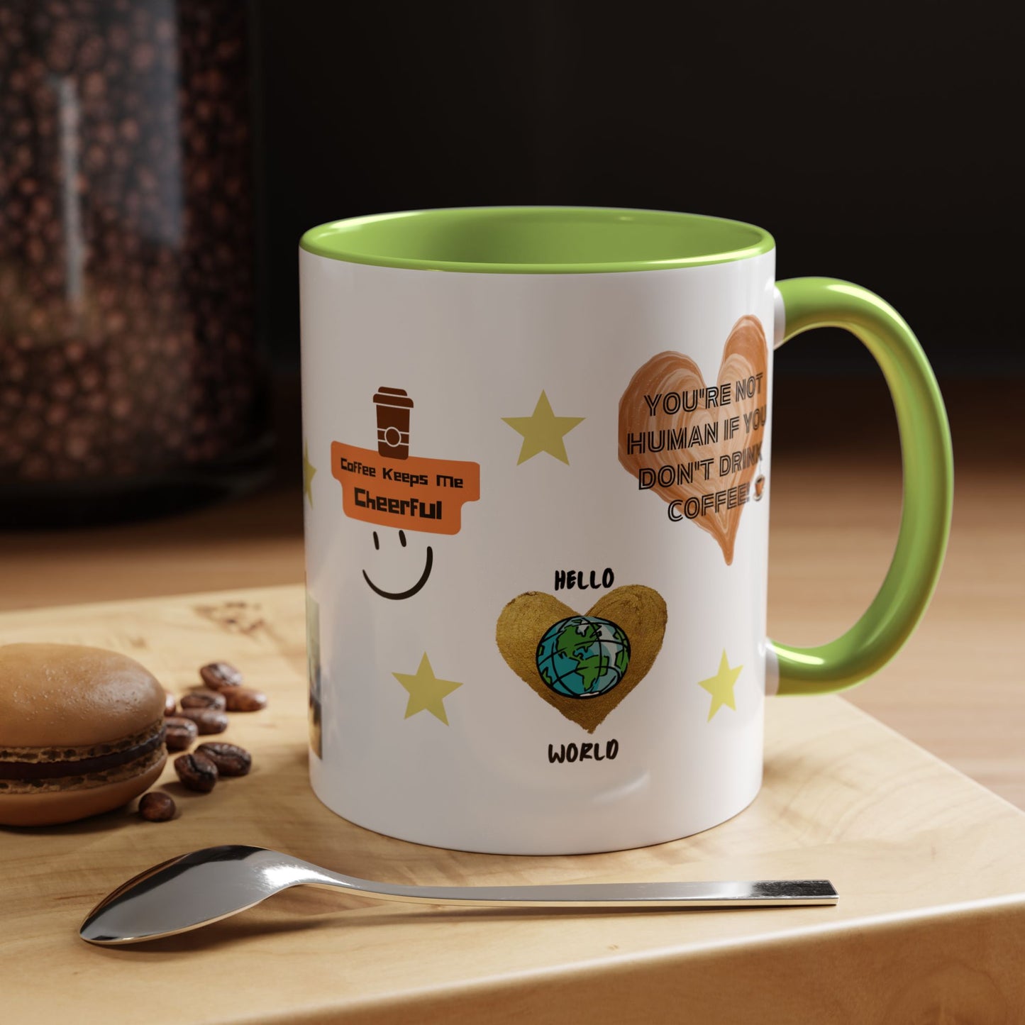 All About Coffee - Coffee Mug — Cute Coffee Quotes Accent Mug (11/15oz)