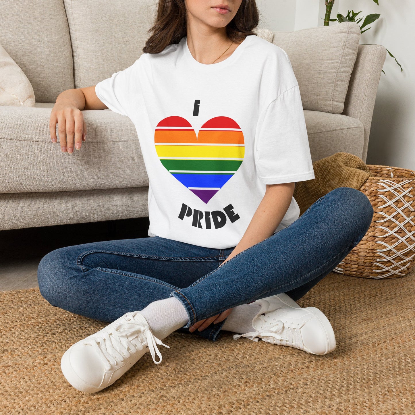 T-Shirt — I Heart Rainbow Pride Tee
