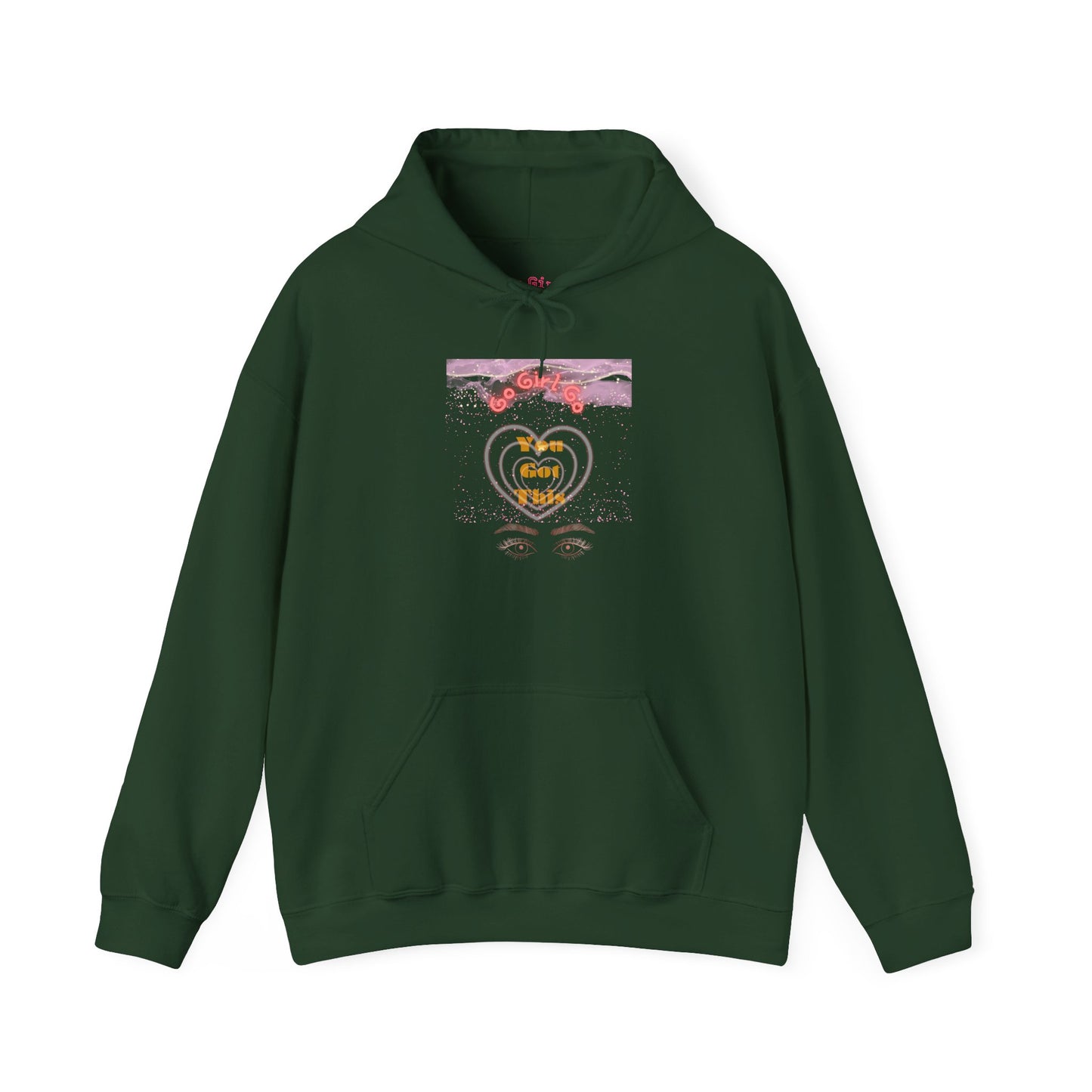 Go Girl University Hoodie — 'You Got This' Motivational Pink Graphic Hoodie