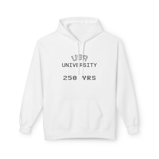 USA University 250 Yrs Hoodie — Patriotic Political Statement Graphic