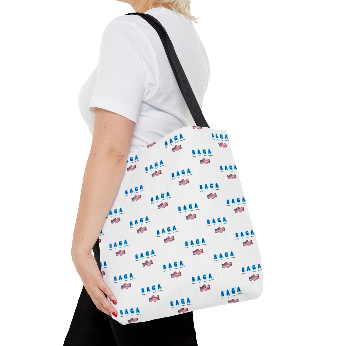 Colorful 'BAGA' Tote Bag (Being A Great American)