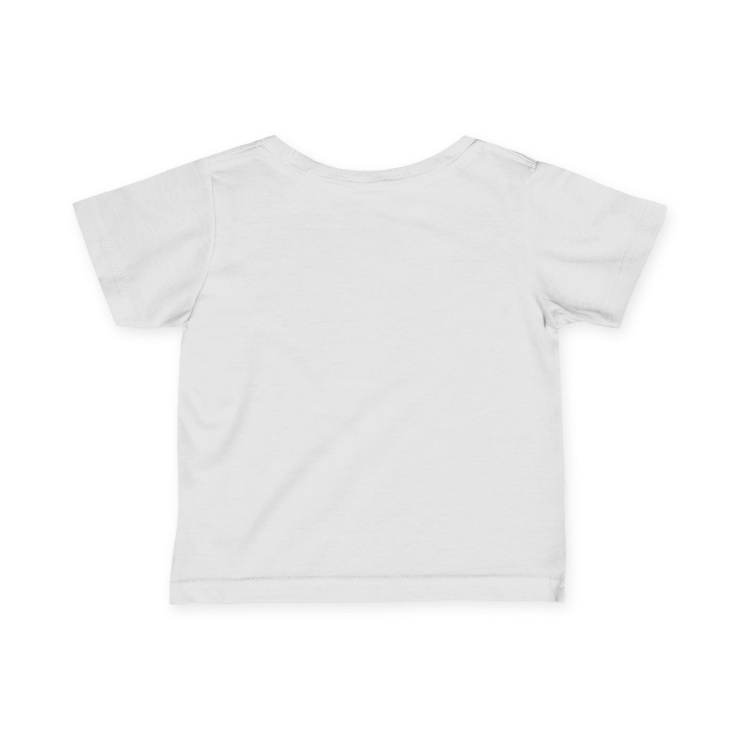 Infant Tee — "Born Star" Yellow Star Graphic Baby Shirt