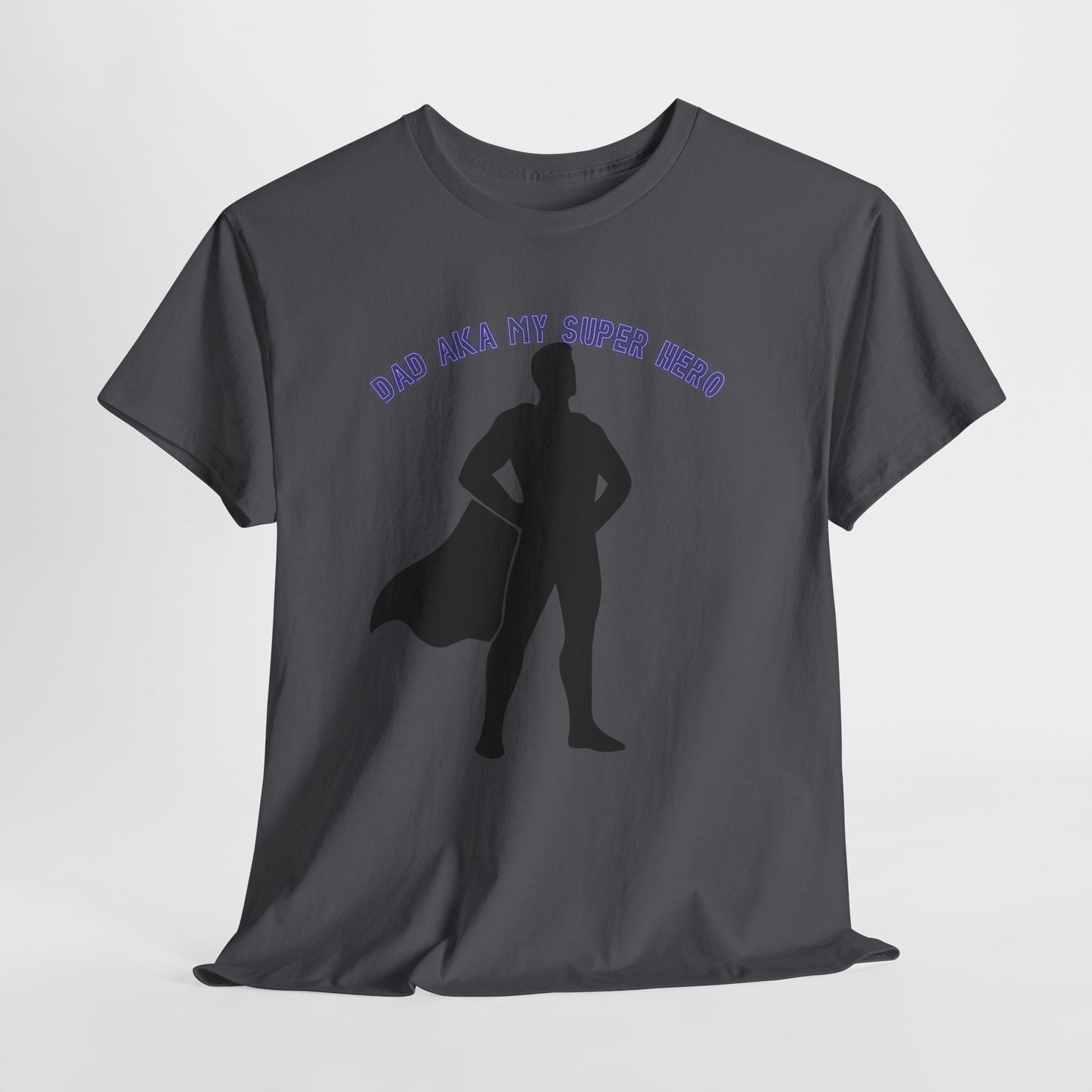 Superhero Dad T‑Shirt – “Dad Aka My Super Hero” Graphic Tee