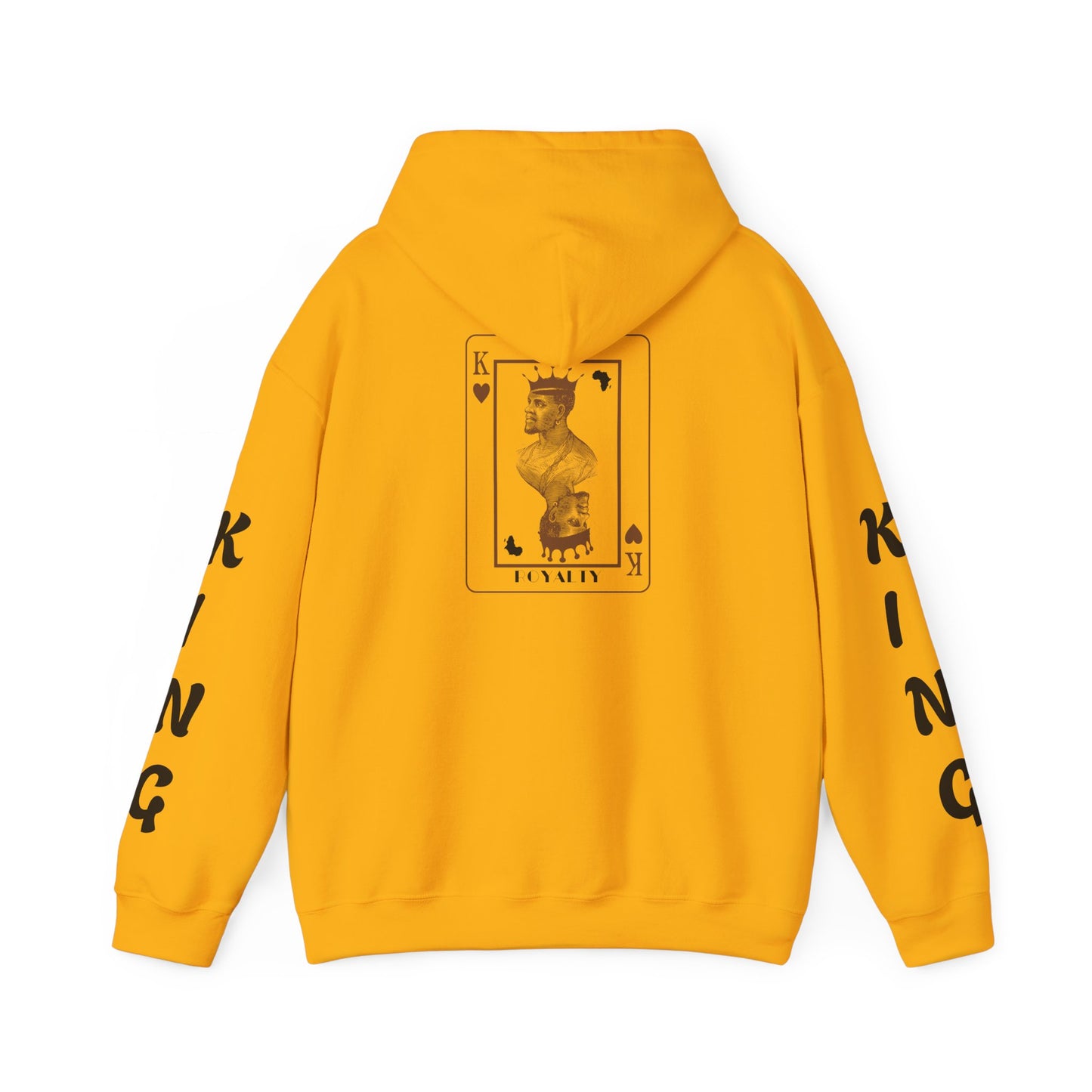 King of Hearts Hoodie — Classical Sculpture Playing Card Sweatshirt