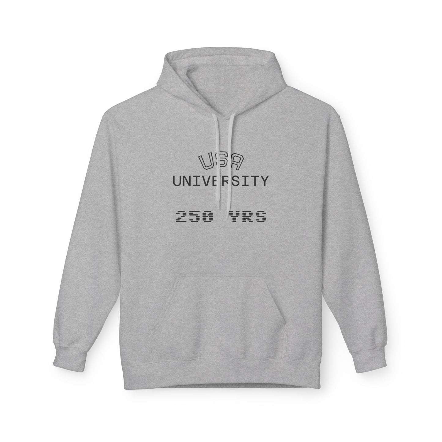USA University 250 Yrs Hoodie — Patriotic Political Statement Graphic