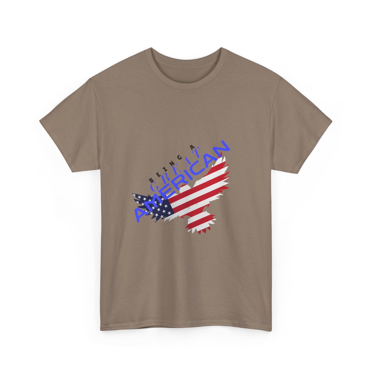 Patriotic American Flag Tee | Unisex Cotton Shirt, American Pride, Casual Summer Wear, Being a Good American Series
