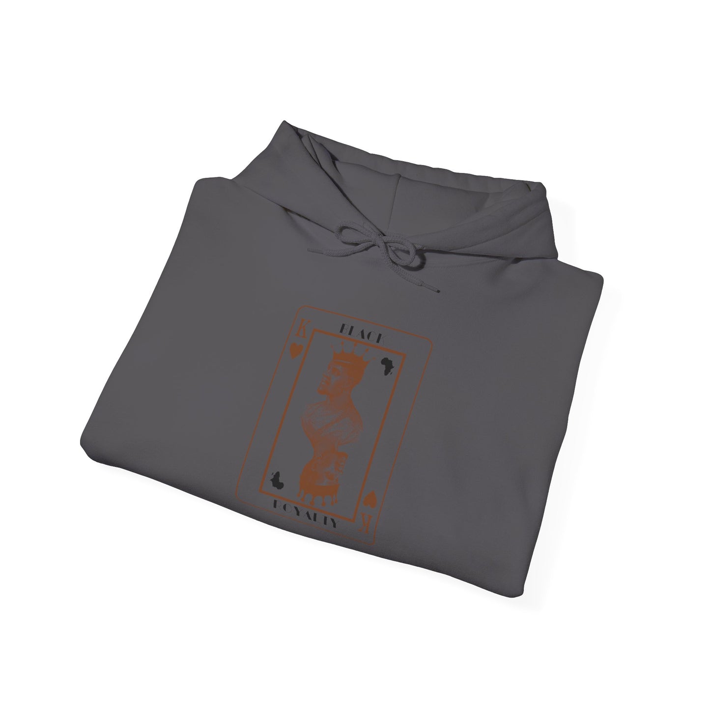 King of Hearts Hoodie — Classical Sculpture Playing Card Sweatshirt