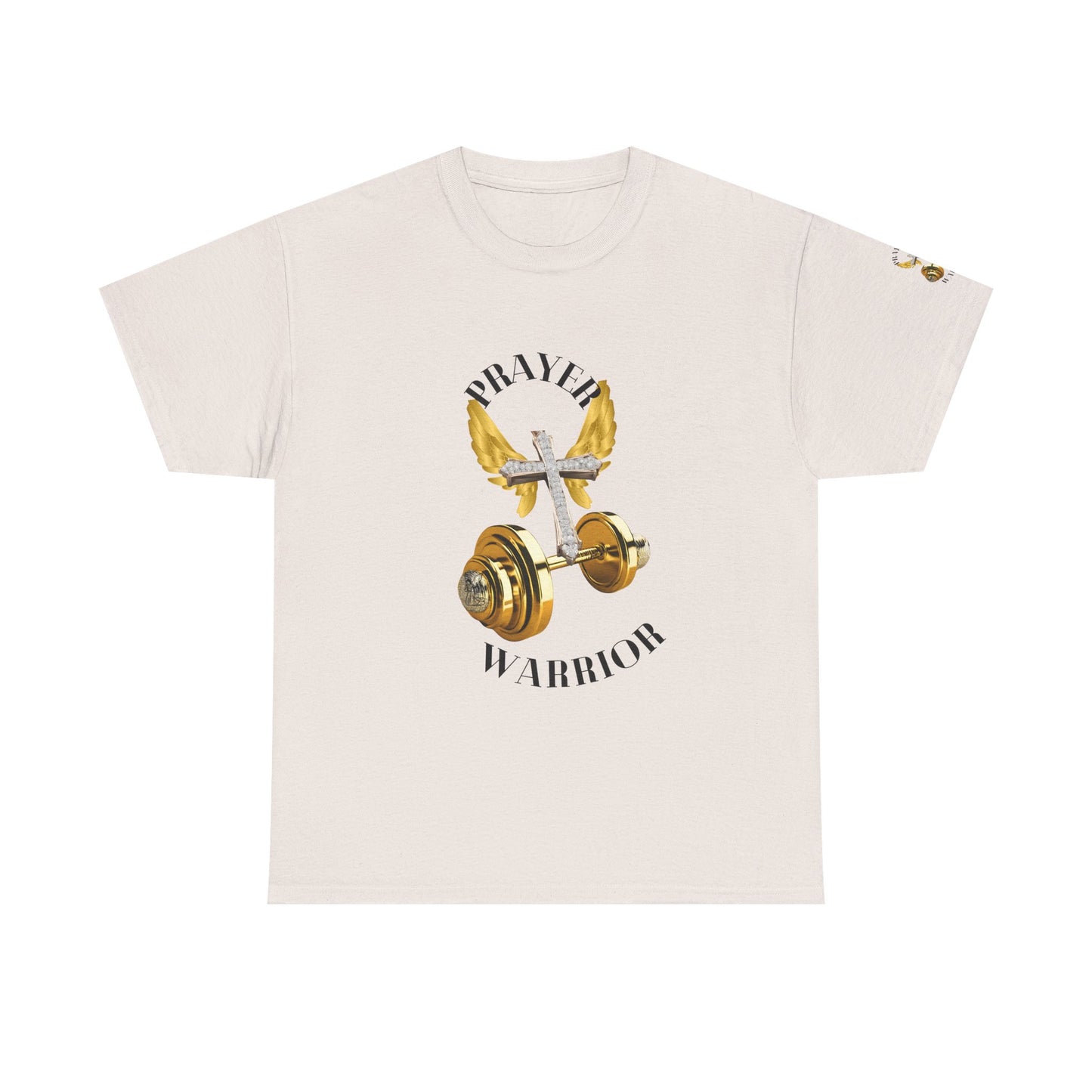 Holy: "Prayer Warrior" - Unisex Heavy Cotton Tee - Motivational T-Shirt (Adults)
