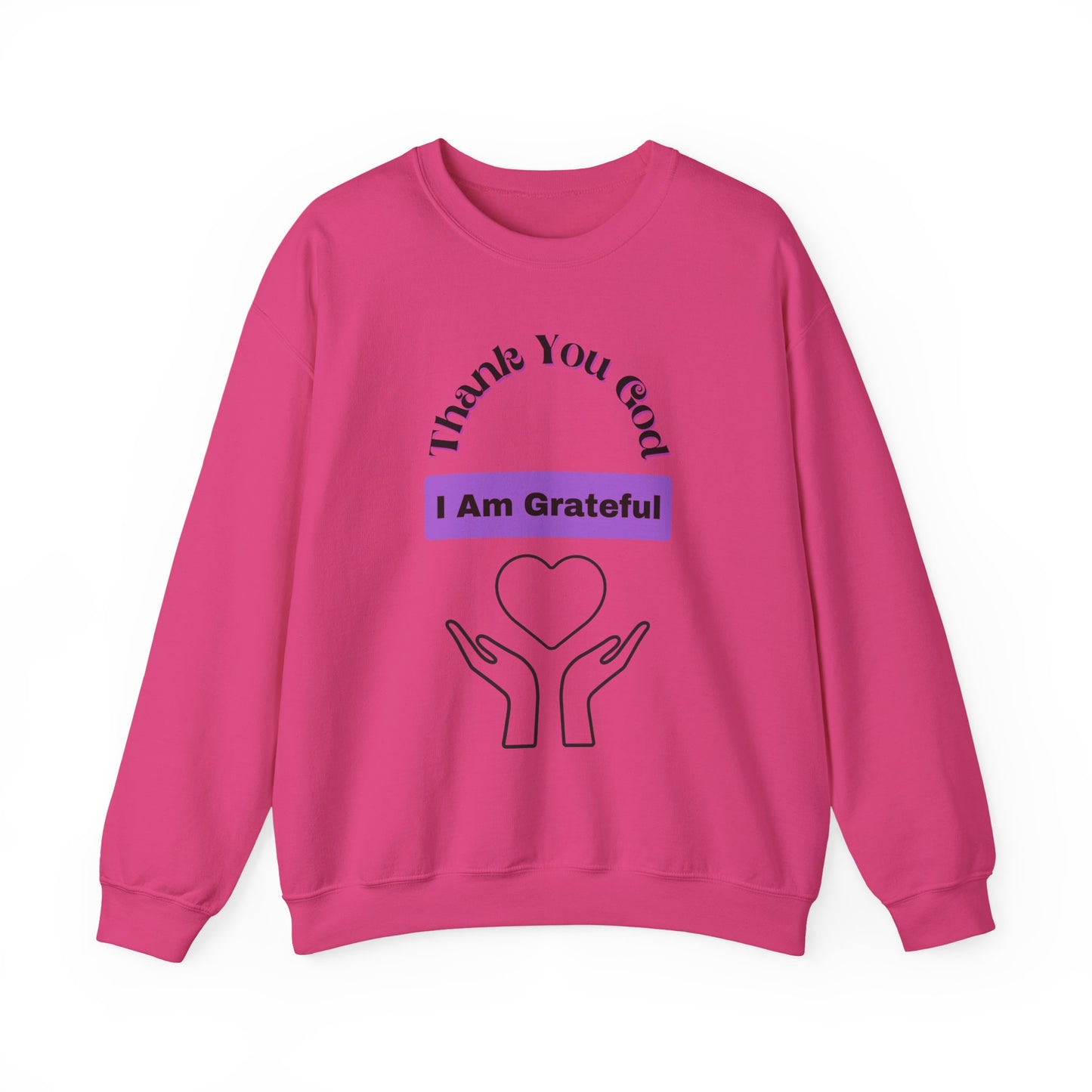 "I Am Grateful" - Crewneck Sweatshirt - Unisex Heavy Blend™