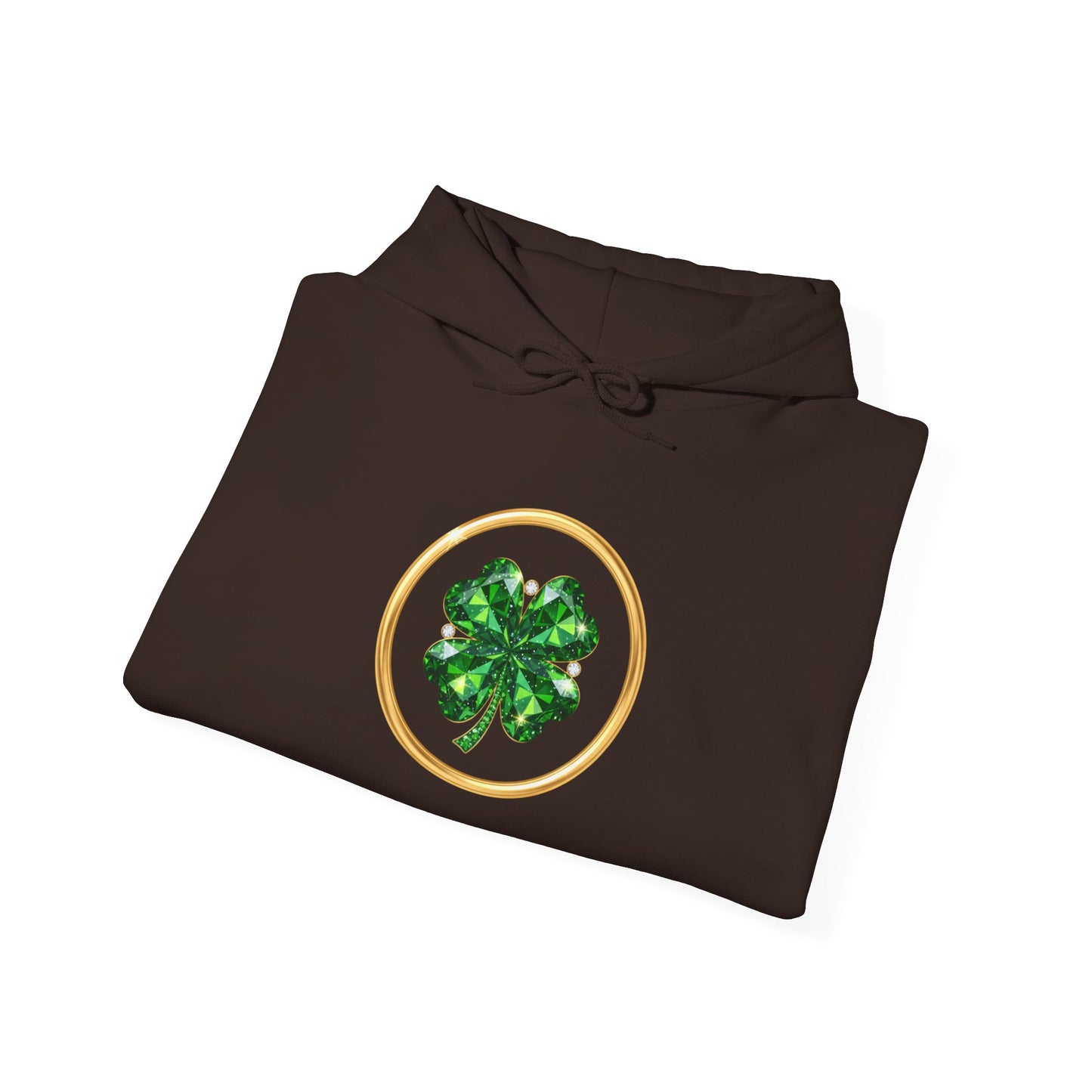 St. Patrick’s Day Lucky Pot Hoodie — Gold Pot of Money Shamrock Sweatshirt
