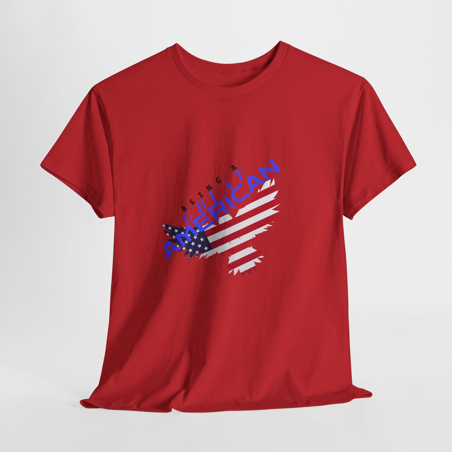 Patriotic American Flag Tee | Unisex Cotton Shirt, American Pride, Casual Summer Wear, Being a Good American Series
