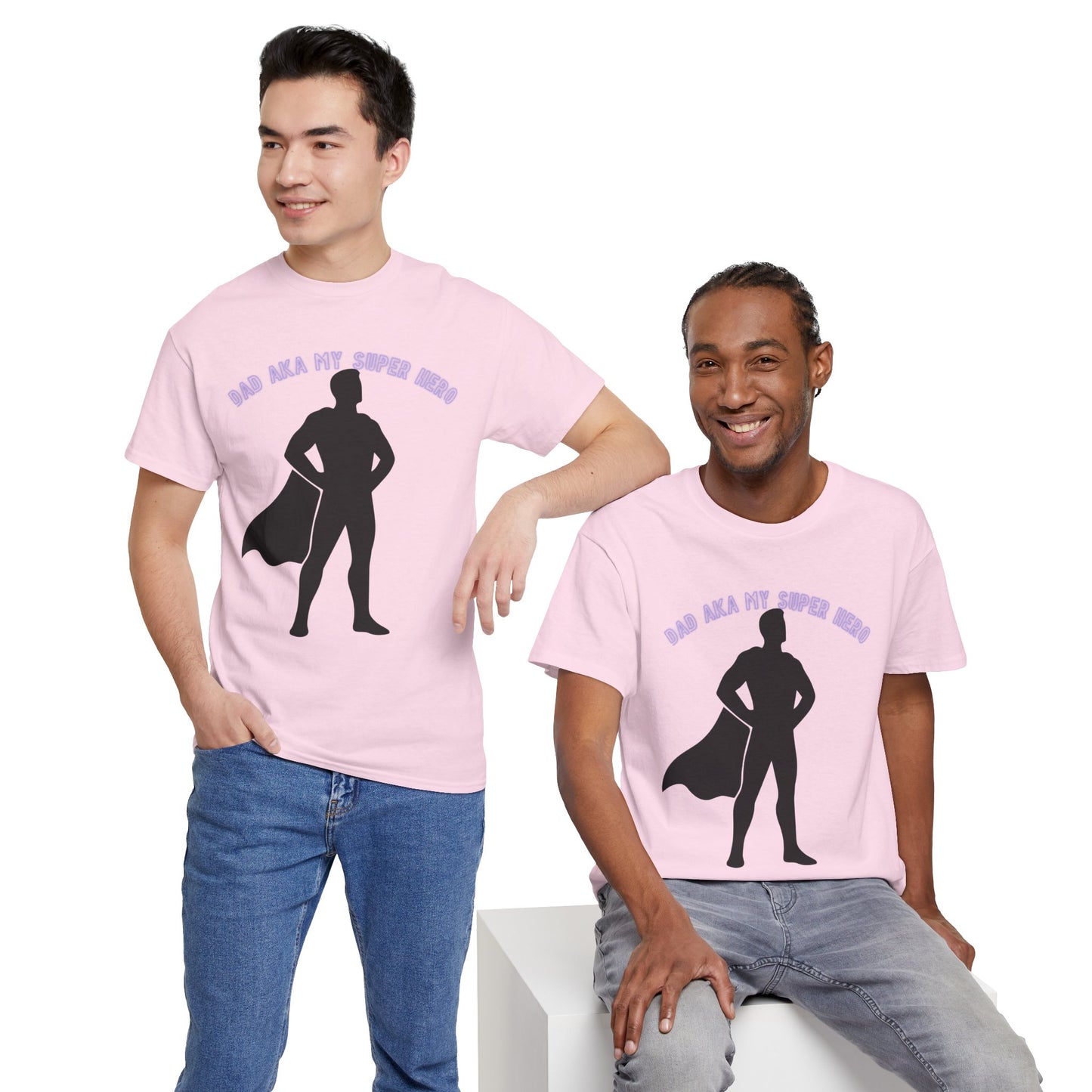 Superhero Dad T‑Shirt – “Dad Aka My Super Hero” Graphic Tee