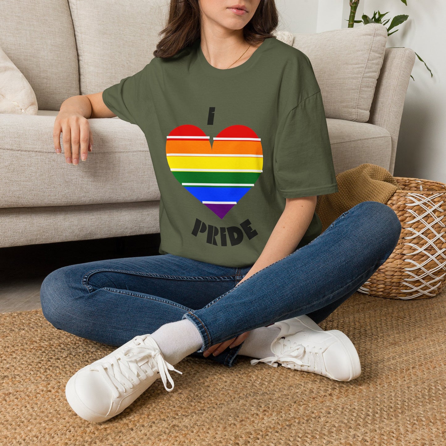 T-Shirt — I Heart Rainbow Pride Tee
