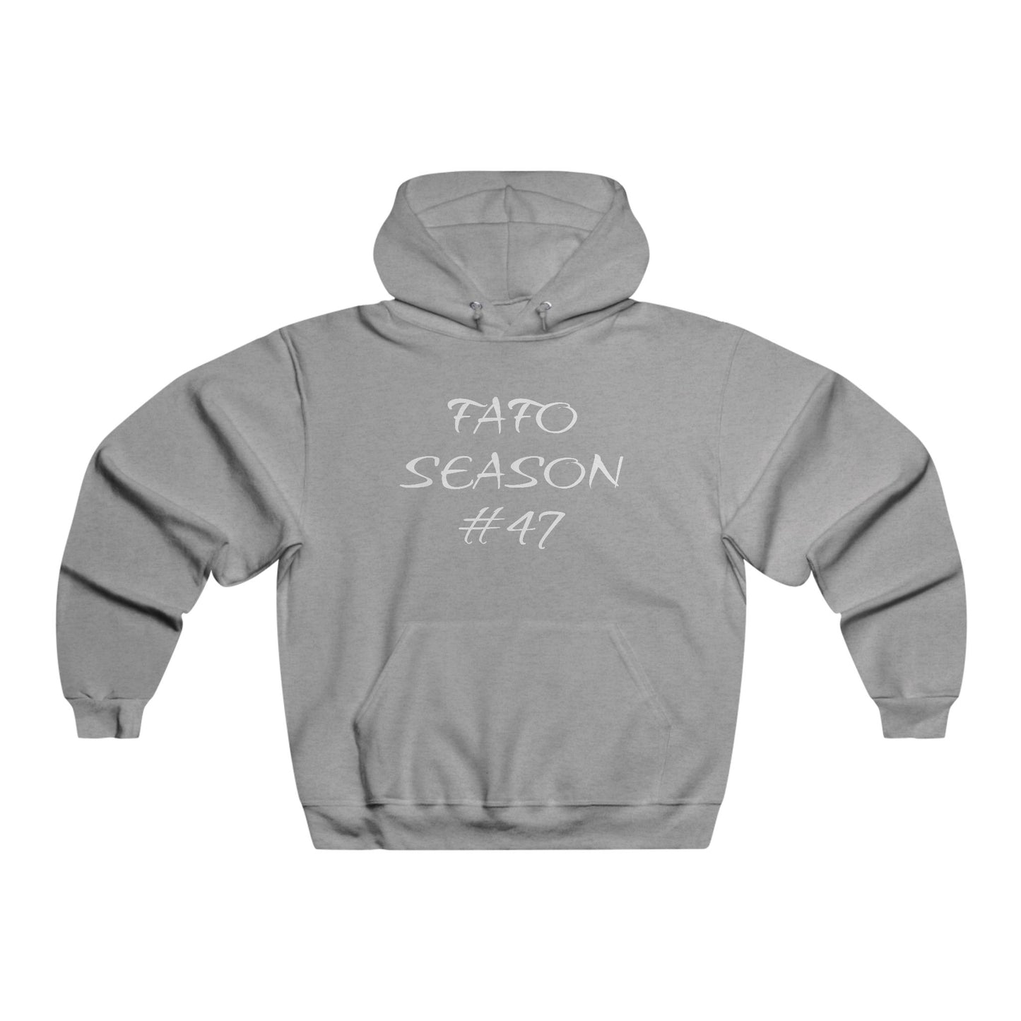 Inspirational Political Statement Hoodie - 'FAFO Season #47' with Flag Design