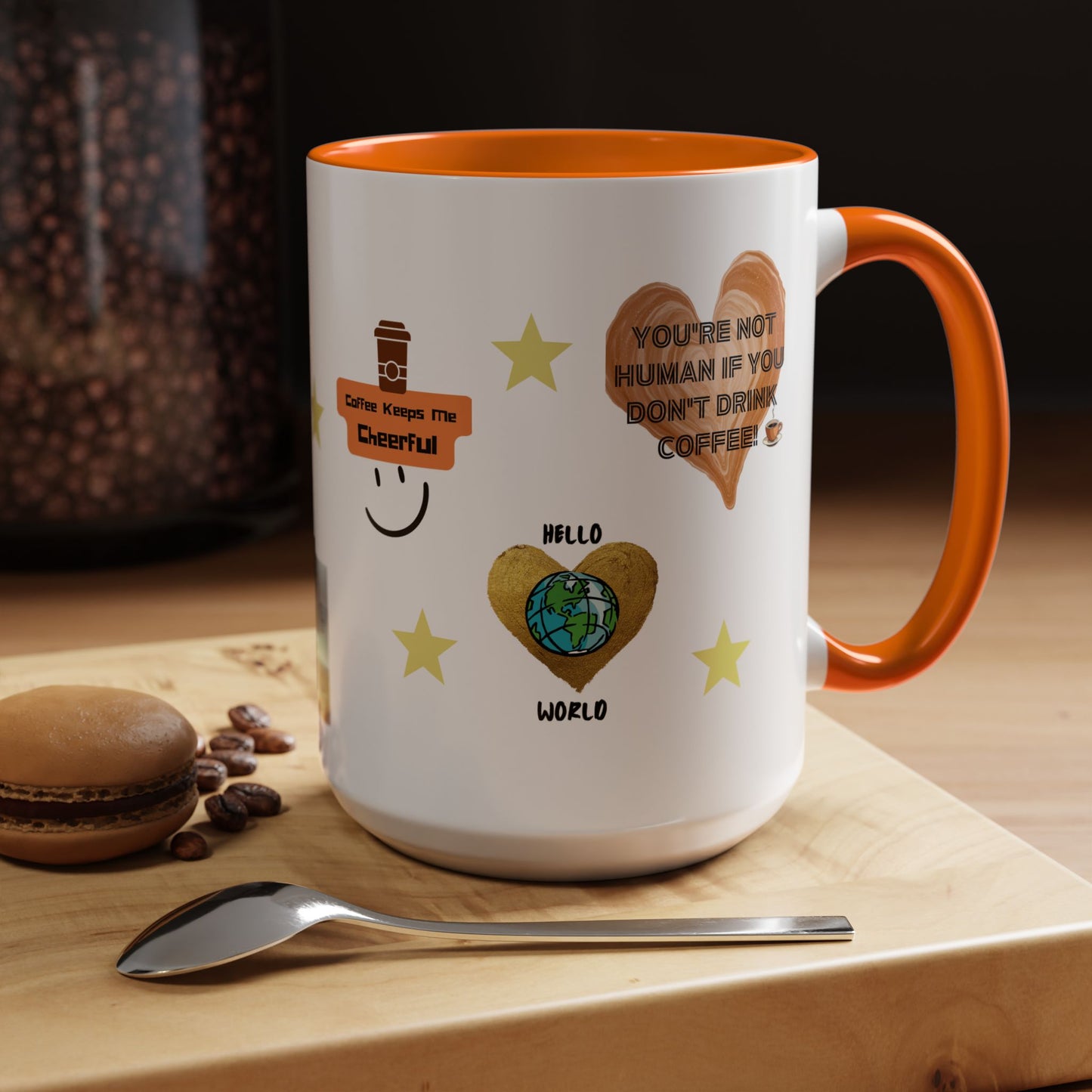 All About Coffee - Coffee Mug — Cute Coffee Quotes Accent Mug (11/15oz)