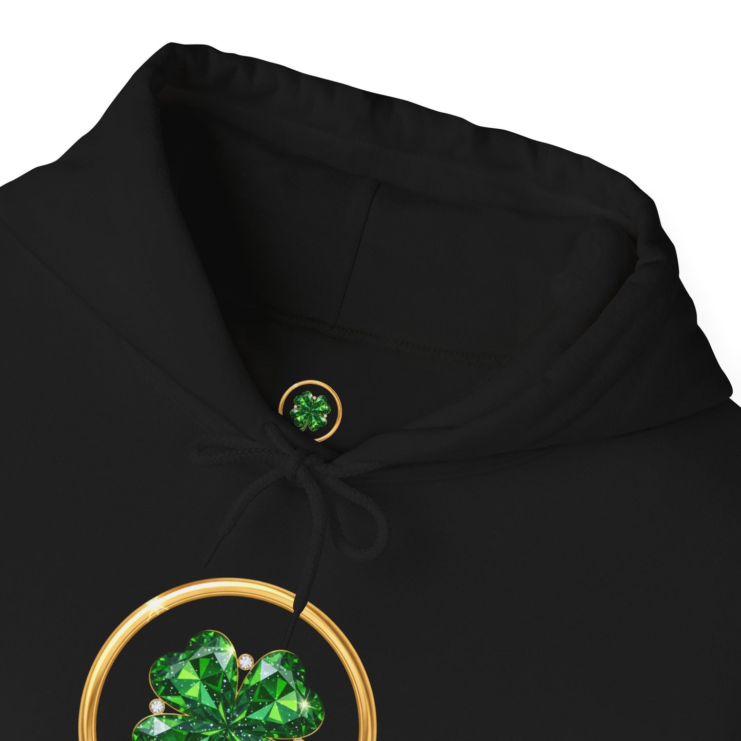 St. Patrick’s Day Lucky Pot Hoodie — Gold Pot of Money Shamrock Sweatshirt
