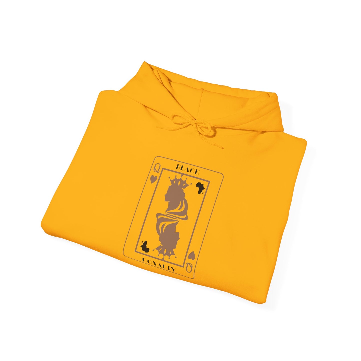 Queen of Hearts Card Hoodie — Graphic Playing Card Sweatshirt
