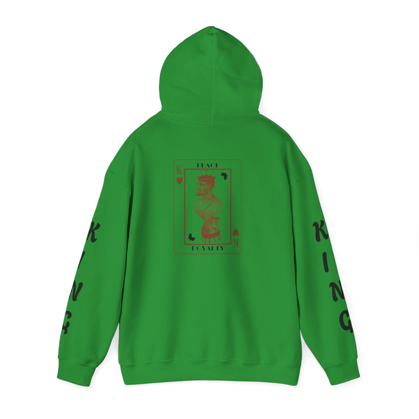 King of Hearts Hoodie — Classical Sculpture Playing Card Sweatshirt