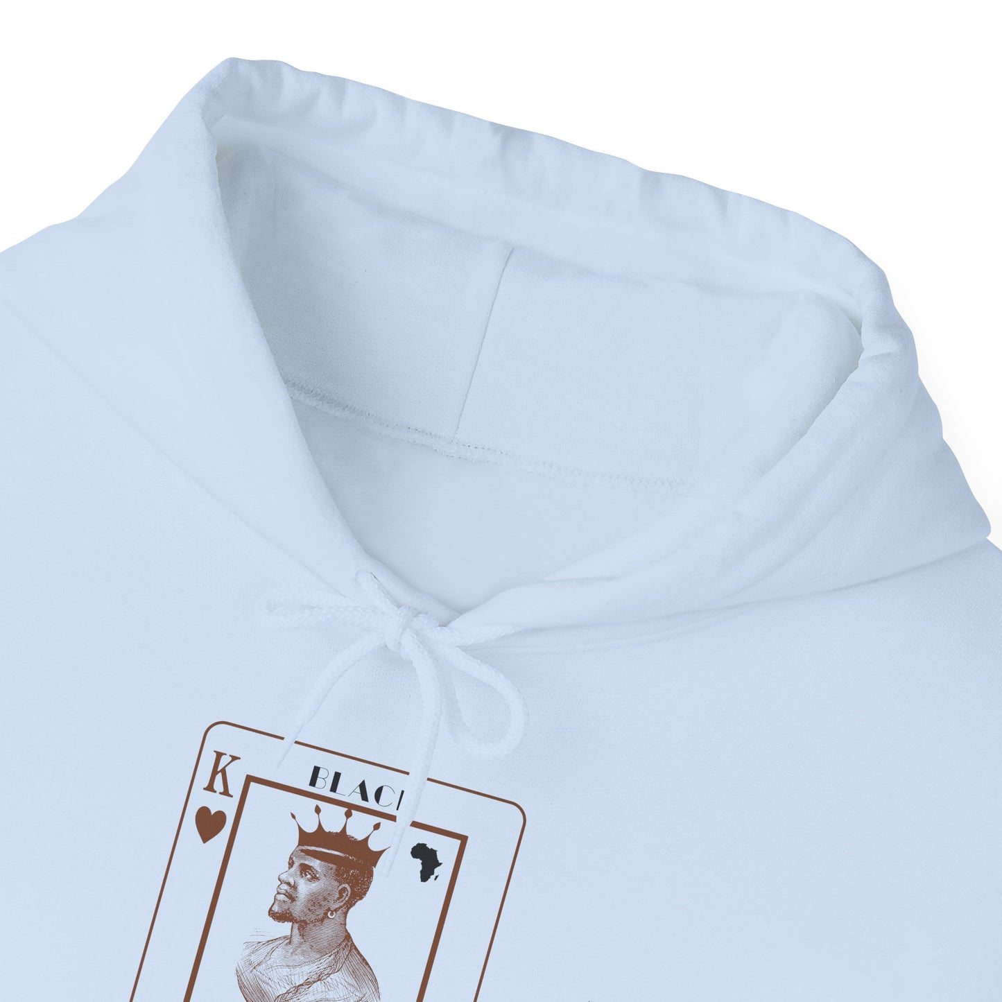 King of Hearts Hoodie — Classical Sculpture Playing Card Sweatshirt