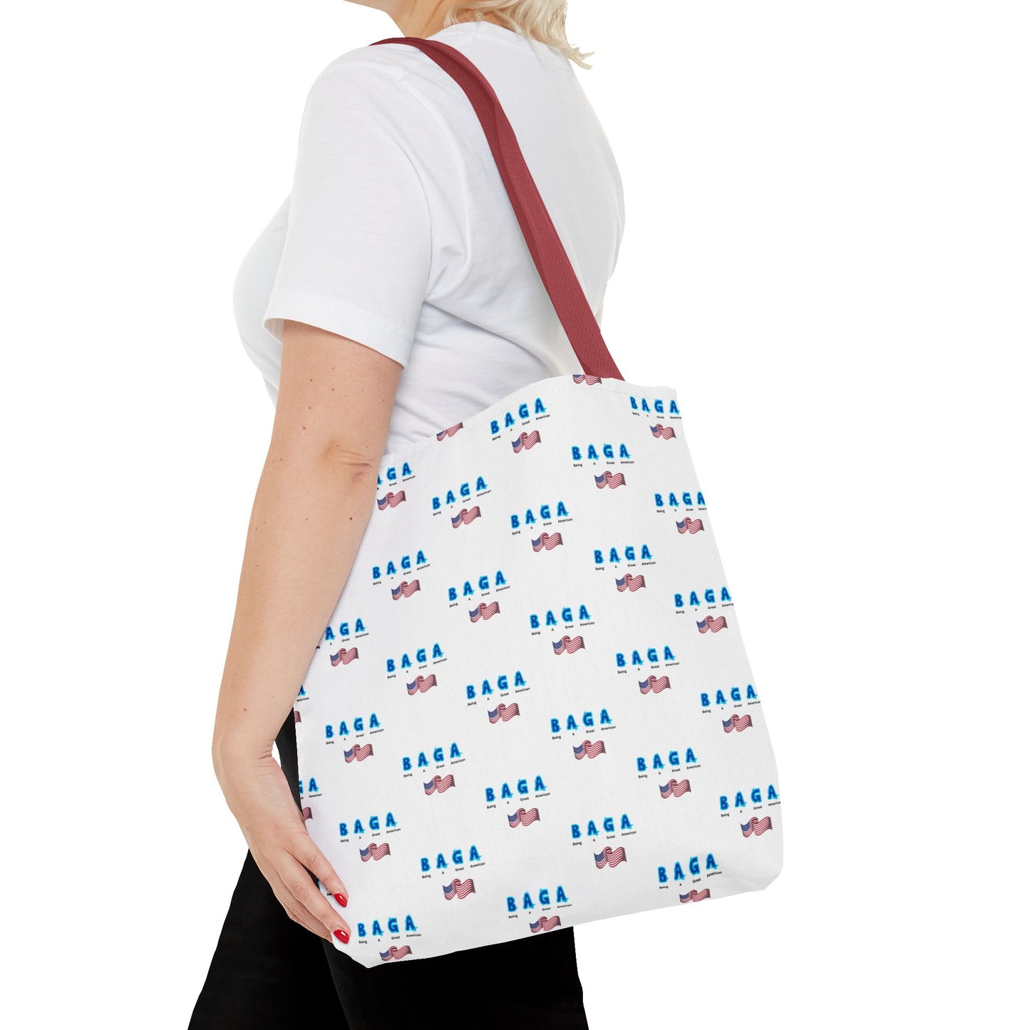 Colorful 'BAGA' Tote Bag (Being A Great American)