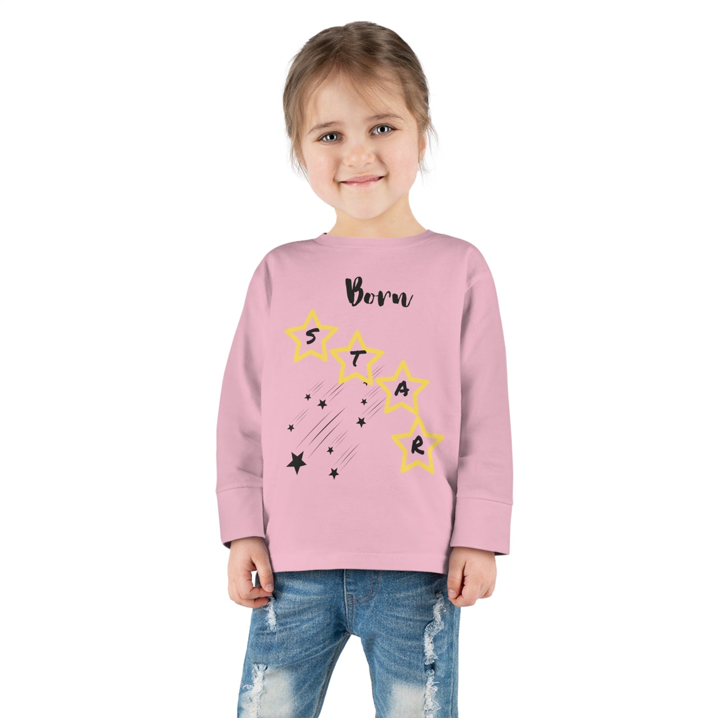 "Born Star" - Toddler Long Sleeve Tee
