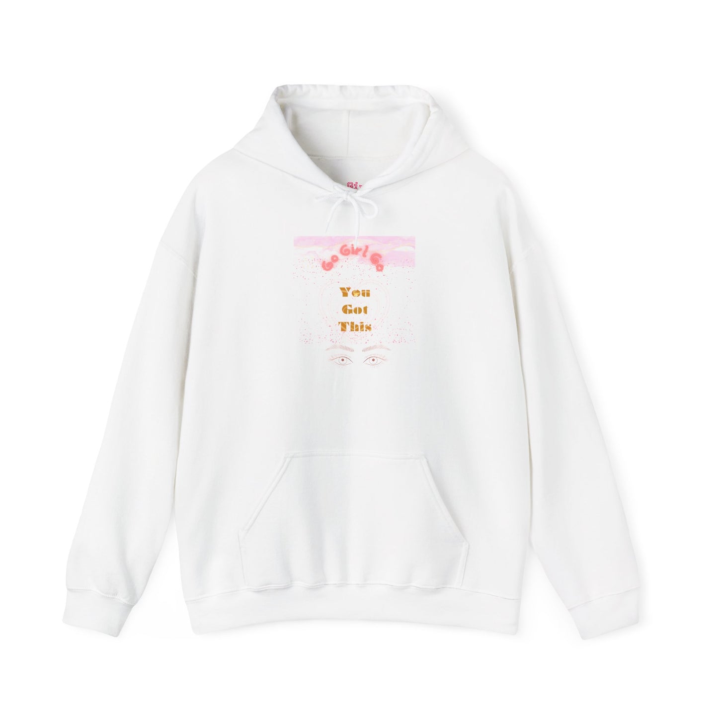 Go Girl University Hoodie — 'You Got This' Motivational Pink Graphic Hoodie