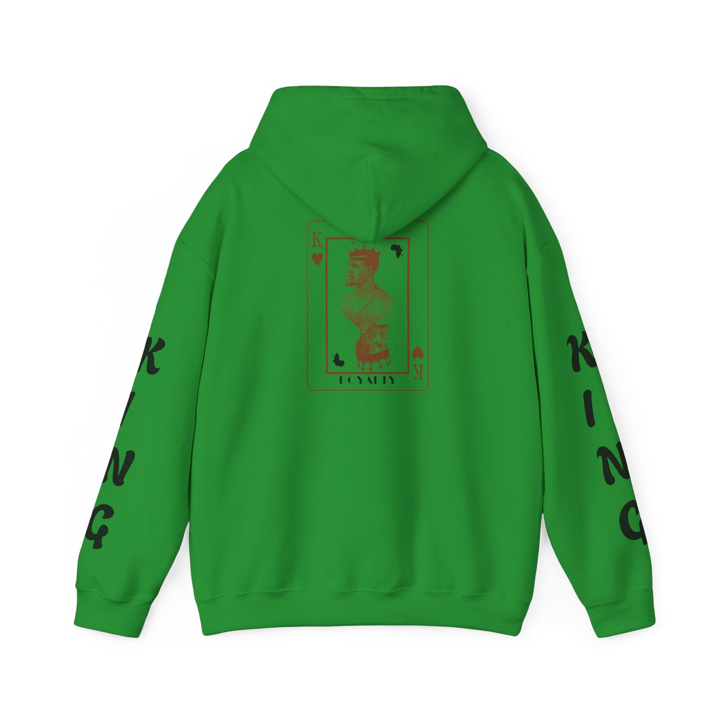 King of Hearts Hoodie — Classical Sculpture Playing Card Sweatshirt